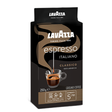 Молотый кофе Lavazza 250г Espresso 100% arabica молотый