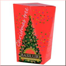 Чай Basilur 85г Рождественская елка Красная