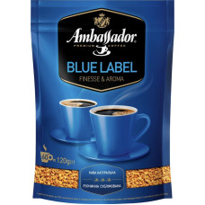 Кофе растворимый Ambassador Blue Label 120г 