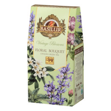 Чай Basilur Винтажные цветы Цветочный букет картон 75г