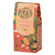 Чай Basilur Винтажные цветы Цитрусовое наслаждение картон 75г