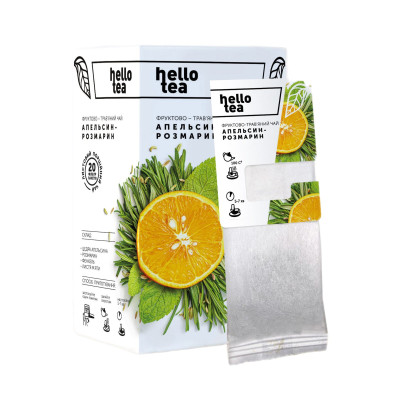Чай Hello Tea Апельсин Розмарін 20пак