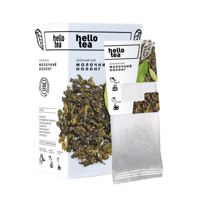 Чай Hello Tea Молочний Оолунг 20пак