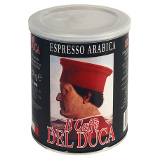 Молотый кофе Del Duca 250г Espresso Arabicaж/б