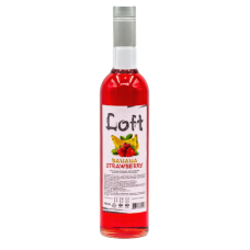Сироп Loft Банан - Клубника 0,7л