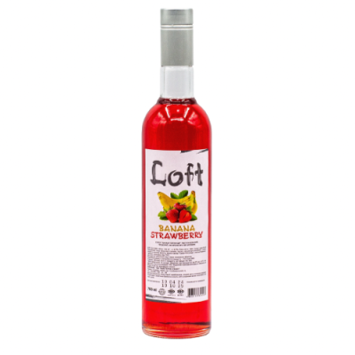 Сироп Loft Банан - Полуниця 0,7л