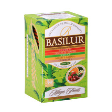 Чай Basilur Чарівні фрукти Зелений Асорті 25 пак (саші)