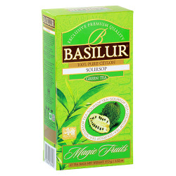 Чай Basilur Волшебные фрукты Зеленый Саусеп 25пак