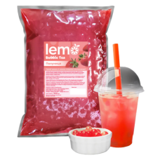 Кульки Bubble Tea Lemo Полуниця 1,8кг