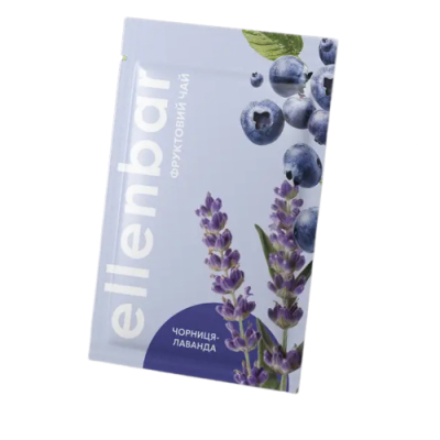 Фруктовий чай Ellenbar Чорниця-Лаванда 50г