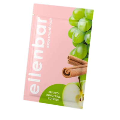 Фруктовий чай Ellenbar Яблуко-Виноград-Кориця 50г