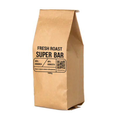 Кофе в зёрнах Fresh Roast Super Bar 1кг
