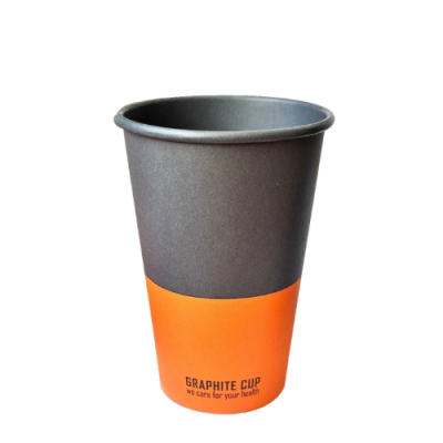 Стакан бумажный Graphite cup 340мл