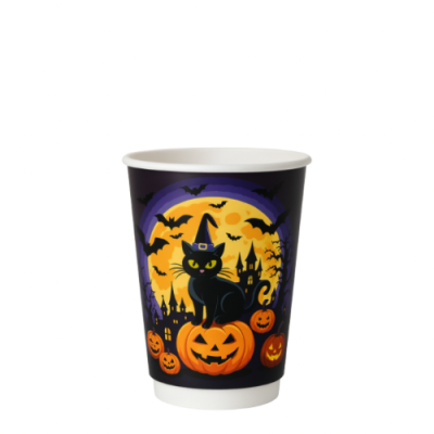 Стакан двошаровий Halloween cat 270мл
