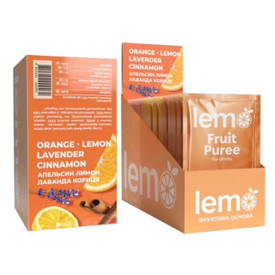 Фруктовая основа LEMO Апельсин-Лимон-Лаванда-Корица 45г