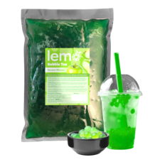 Шарики Bubble Tea Lemo Зелёное яблоко 1,8кг