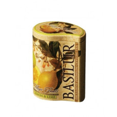 Чай Basilur Восточные фрукты Лимон+Лайм (100г)