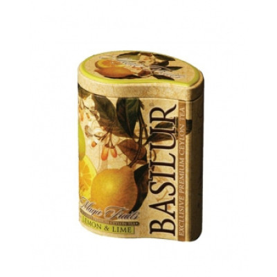 Чай Basilur Восточные фрукты Лимон+лайм (100г)