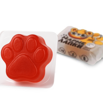 Мармелапки Jelly Paws с витамином С Клубника 40г