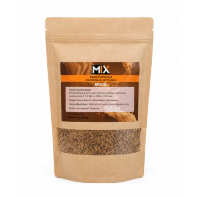 Кофе растворимый MIX Бразилия 200г