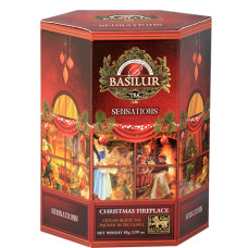 Чай Basilur 85г Ощущение праздника Рождественский камин