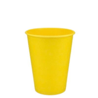 Стакан бумажный Sun cup жёлтый 400мл