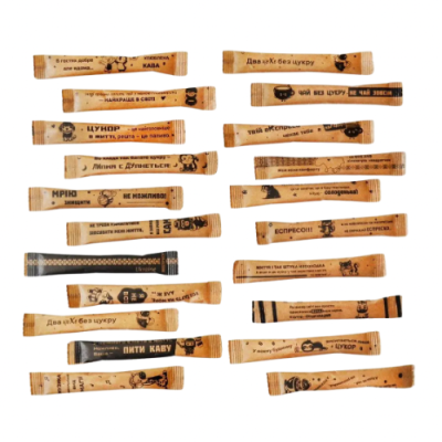 Сахар в стиках Твій еКспресо 1 кг (КРАФТОВИЙ)