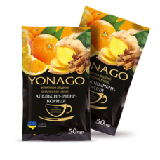 Витаминный чай Yonago Апельсин-Имбирь-Корица 50г 
